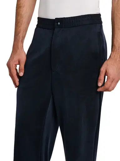 Giorgio Armani Men's Jersey Relaxed-Fit Sweatpants - Blue Navy | Thumbnail 6 Giorgio Armani Men's Jersey Relaxed-Fit Sweatpants - Blue Navy | Thumbnail 6