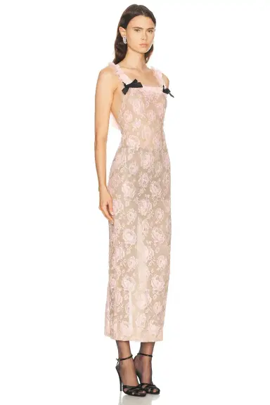Alessandra Rich Lace Slip Dress | Thumbnail 2 Alessandra Rich Lace Slip Dress | Thumbnail 2