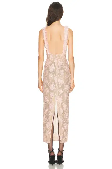Alessandra Rich Lace Slip Dress | Thumbnail 3 Alessandra Rich Lace Slip Dress | Thumbnail 3