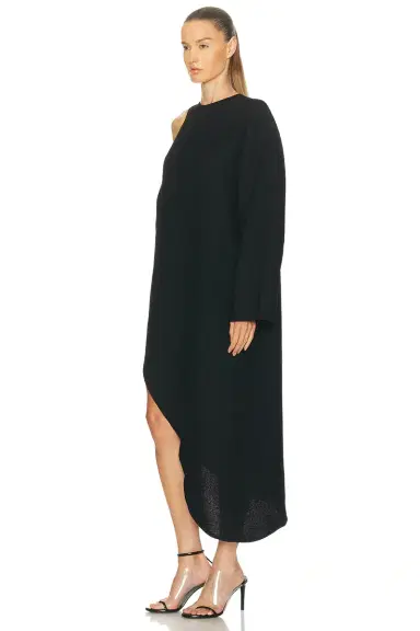 ALAÏA Long Wrap Dress | Thumbnail 4 ALAÏA Long Wrap Dress | Thumbnail 4