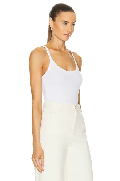 Enza Costa Silk Knit U Tank Top | Thumbnail 2 Enza Costa Silk Knit U Tank Top | Thumbnail 2