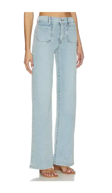 FRAME Le Slim Palazzo Modernist Pocket Long Jeans | Thumbnail 2 FRAME Le Slim Palazzo Modernist Pocket Long Jeans | Thumbnail 2