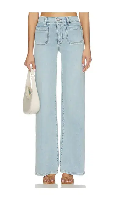 FRAME Le Slim Palazzo Modernist Pocket Long Jeans | Thumbnail 1 FRAME Le Slim Palazzo Modernist Pocket Long Jeans | Thumbnail 1