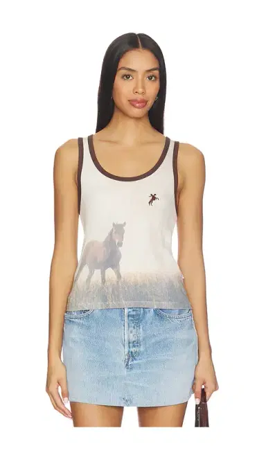 The Laundry Room Ranch Life Smu Rib Tank Top | Thumbnail 1 The Laundry Room Ranch Life Smu Rib Tank Top | Thumbnail 1