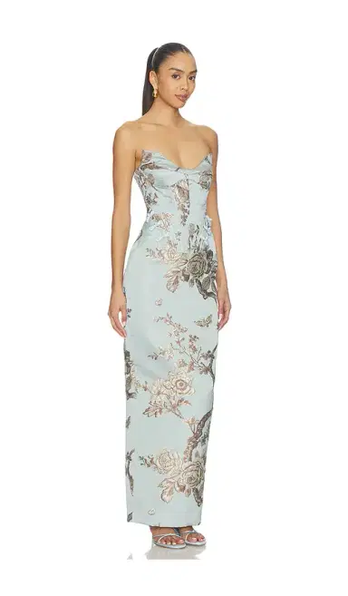 SAU LEE Novella Brocade Dress | Thumbnail 2 SAU LEE Novella Brocade Dress | Thumbnail 2