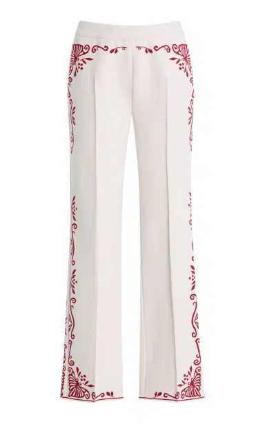 High Sport Scroll Cotton-Blend Cropped Flared Pants | Thumbnail 10 High Sport Scroll Cotton-Blend Cropped Flared Pants | Thumbnail 10
