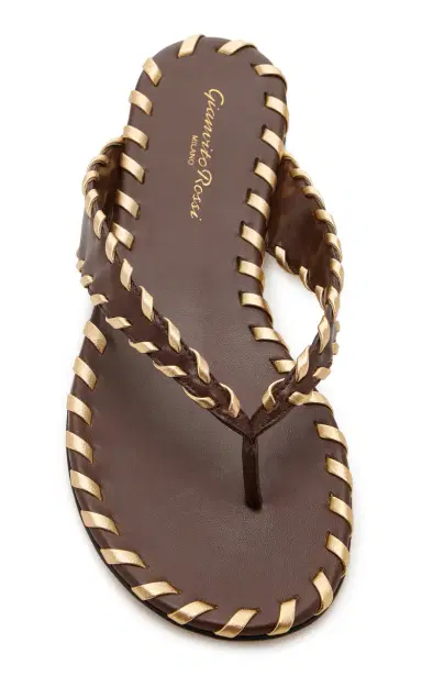 Gianvito Rossi Leather Sandals | Thumbnail 3 Gianvito Rossi Leather Sandals | Thumbnail 3