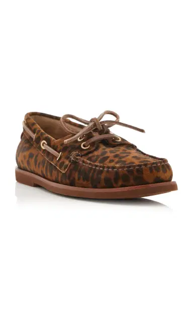 Gianvito Rossi Vandée Leopard Suede Flats | Thumbnail 4 Gianvito Rossi Vandée Leopard Suede Flats | Thumbnail 4