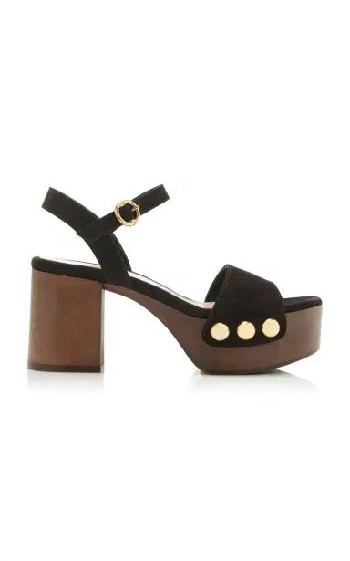Gianvito Rossi Suede Platform Sandals | Thumbnail 6 Gianvito Rossi Suede Platform Sandals | Thumbnail 6