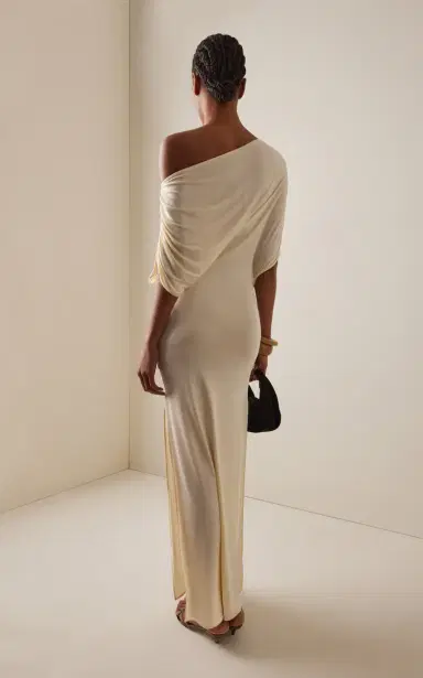 Moré Noir Freya Silk Jersey Dress | Thumbnail 4 Moré Noir Freya Silk Jersey Dress | Thumbnail 4
