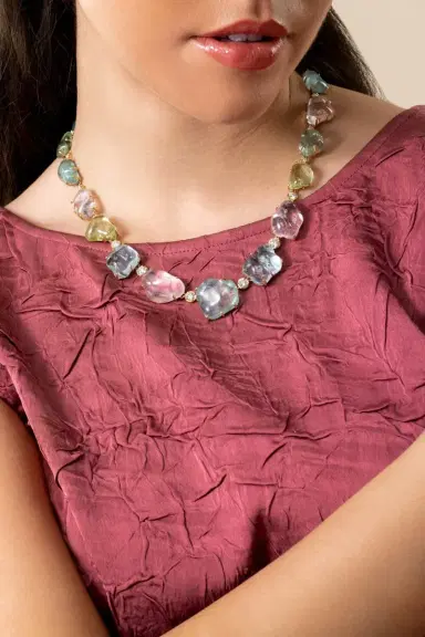 MARCO BICEGO Mixed Beryl Diamond Unico Necklace | Thumbnail 3 MARCO BICEGO Mixed Beryl Diamond Unico Necklace | Thumbnail 3
