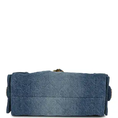Chanel Chanel Mini 25 Hobo Bag Blue Washed Denim Antique Gold Hardware | Thumbnail 7 Chanel Chanel Mini 25 Hobo Bag Blue Washed Denim Antique Gold Hardware | Thumbnail 7