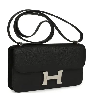 HERMÈS Hermes Constance Elan Black Epsom Palladium Hardware | Thumbnail 2 HERMÈS Hermes Constance Elan Black Epsom Palladium Hardware | Thumbnail 2
