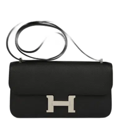 HERMÈS Hermes Constance Elan Black Epsom Palladium Hardware | Thumbnail 1 HERMÈS Hermes Constance Elan Black Epsom Palladium Hardware | Thumbnail 1