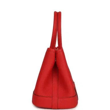 HERMÈS Hermes Garden Party Neo 23 Rouge De Coeur Togo Palladium Hardware | Thumbnail 3 HERMÈS Hermes Garden Party Neo 23 Rouge De Coeur Togo Palladium Hardware | Thumbnail 3