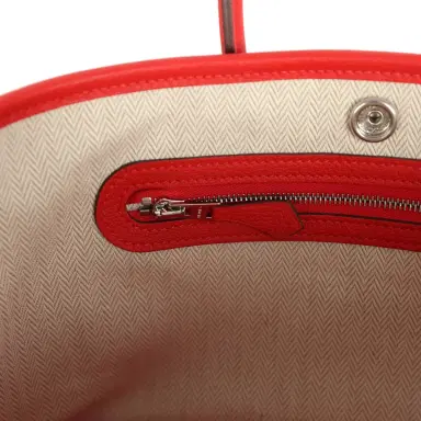 HERMÈS Hermes Garden Party Neo 23 Rouge De Coeur Togo Palladium Hardware | Thumbnail 8 HERMÈS Hermes Garden Party Neo 23 Rouge De Coeur Togo Palladium Hardware | Thumbnail 8