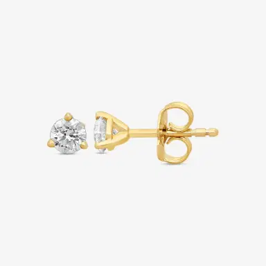 Ina Mar Ina Mar 14K Yellow Gold Round Diamond Martini Stud Earrings ST1001D-FY-050F - 14K Yellow Gold / by The Solist | Thumbnail 3 Ina Mar Ina Mar 14K Yellow Gold Round Diamond Martini Stud Earrings ST1001D-FY-050F - 14K Yellow Gold / by The Solist | Thumbnail 3