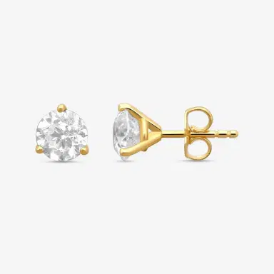 Ina Mar Ina Mar 14K Yellow Gold 2.00 ctw Round Diamond Martini Stud Earrings ST1001D-FY-200F - 14K Yellow Gold / by The Solist | Thumbnail 3 Ina Mar Ina Mar 14K Yellow Gold 2.00 ctw Round Diamond Martini Stud Earrings ST1001D-FY-200F - 14K Yellow Gold / by The Solist | Thumbnail 3