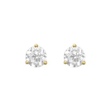 Ina Mar Ina Mar 14K Yellow Gold 2.00 ctw Round Diamond Martini Stud Earrings ST1001D-FY-200F - 14K Yellow Gold / by The Solist | Thumbnail 1 Ina Mar Ina Mar 14K Yellow Gold 2.00 ctw Round Diamond Martini Stud Earrings ST1001D-FY-200F - 14K Yellow Gold / by The Solist | Thumbnail 1