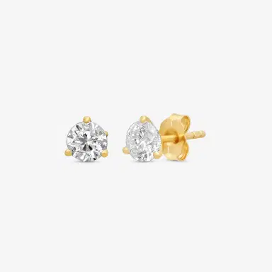 Ina Mar Ina Mar 14K Yellow Gold 0.75 ctw Round Diamond Martini Stud Earrings ST1001D-FY-075F - 14K Yellow Gold / by The Solist | Thumbnail 2 Ina Mar Ina Mar 14K Yellow Gold 0.75 ctw Round Diamond Martini Stud Earrings ST1001D-FY-075F - 14K Yellow Gold / by The Solist | Thumbnail 2