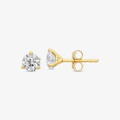Ina Mar Ina Mar 14K Yellow Gold 0.75 ctw Round Diamond Martini Stud Earrings ST1001D-FY-075F - 14K Yellow Gold / by The Solist | Thumbnail 3 Ina Mar Ina Mar 14K Yellow Gold 0.75 ctw Round Diamond Martini Stud Earrings ST1001D-FY-075F - 14K Yellow Gold / by The Solist | Thumbnail 3