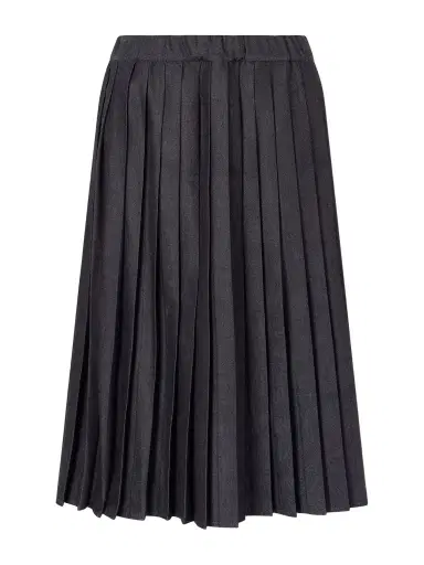 Jil Sander Pleated Denim Midi Skirt | Thumbnail 1 Jil Sander Pleated Denim Midi Skirt | Thumbnail 1