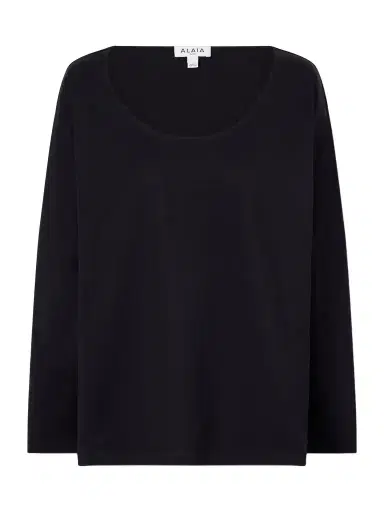 Alaïa Cotton-jersey T-shirt | Thumbnail 1 Alaïa Cotton-jersey T-shirt | Thumbnail 1