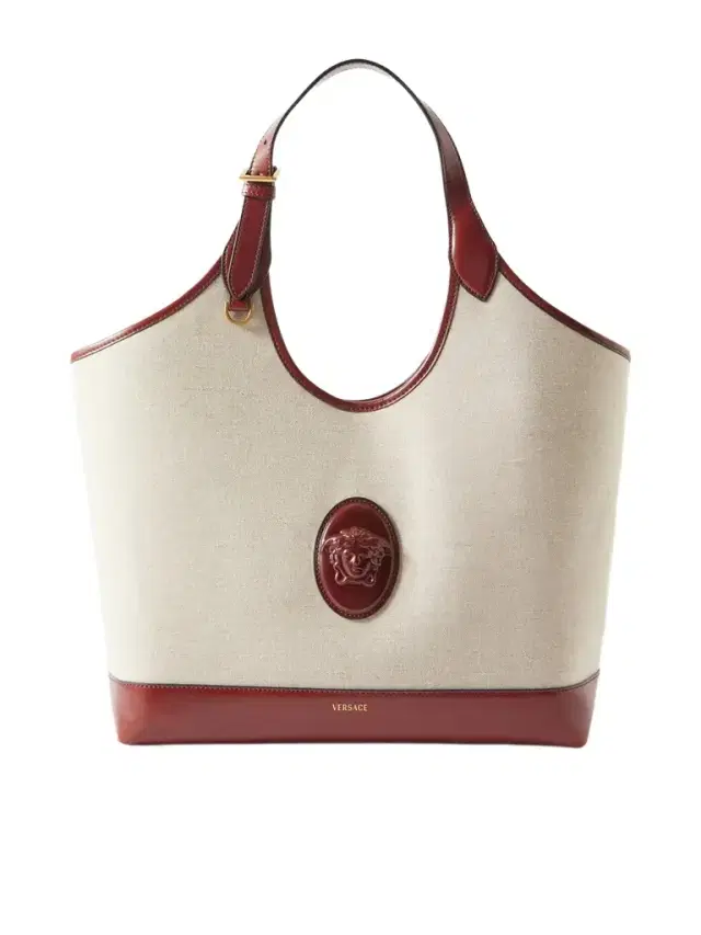 Leather-trimmed Canvas Tote Leather-trimmed Canvas Tote