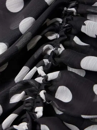 Dries Van Noten Ruffled Polka-dot Crepon Blouse | Thumbnail 4 Dries Van Noten Ruffled Polka-dot Crepon Blouse | Thumbnail 4