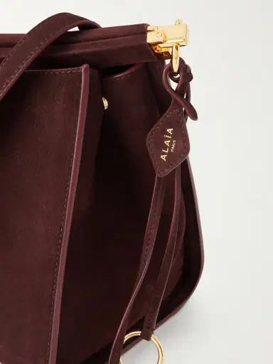 Alaïa Le Click Nubuck Shoulder Bag | Thumbnail 4 Alaïa Le Click Nubuck Shoulder Bag | Thumbnail 4