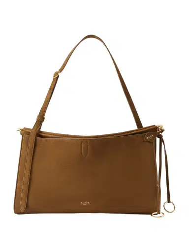 Alaïa Le Click Nubuck Leather Shoulder Bag | Thumbnail 1 Alaïa Le Click Nubuck Leather Shoulder Bag | Thumbnail 1