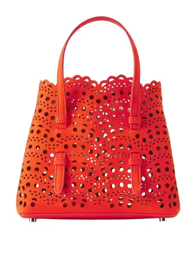Alaïa Mina 20 Laser-cut Leather Tote | Thumbnail 1 Alaïa Mina 20 Laser-cut Leather Tote | Thumbnail 1