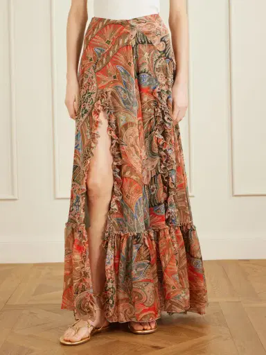 Etro Printed Silk Maxi Skirt | Thumbnail 3 Etro Printed Silk Maxi Skirt | Thumbnail 3