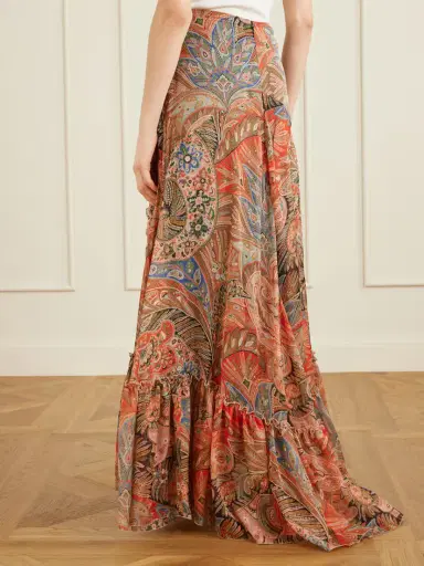 Etro Printed Silk Maxi Skirt | Thumbnail 4 Etro Printed Silk Maxi Skirt | Thumbnail 4