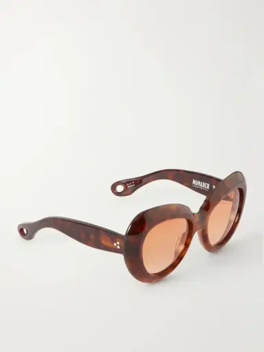 Jacques Marie Mage Monarch Round-frame Tortoiseshell Acetate Sunglasses | Thumbnail 3 Jacques Marie Mage Monarch Round-frame Tortoiseshell Acetate Sunglasses | Thumbnail 3