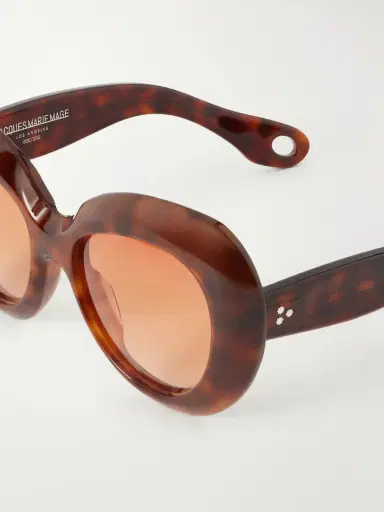 Jacques Marie Mage Monarch Round-frame Tortoiseshell Acetate Sunglasses | Thumbnail 4 Jacques Marie Mage Monarch Round-frame Tortoiseshell Acetate Sunglasses | Thumbnail 4