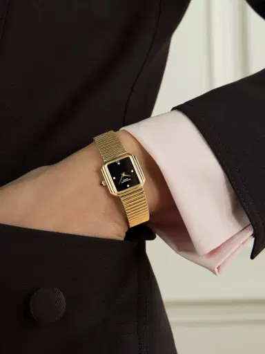 Stephanie Windsor + Patek Philippe Vintage 1980s Gondolo 22mm Automatic 18-karat Gold, Onyx And Diamond Watch, Ref. No. 4429/001 (fits Up To 6" Wrist) | Thumbnail 2 Stephanie Windsor + Patek Philippe Vintage 1980s Gondolo 22mm Automatic 18-karat Gold, Onyx And Diamond Watch, Ref. No. 4429/001 (fits Up To 6" Wrist) | Thumbnail 2