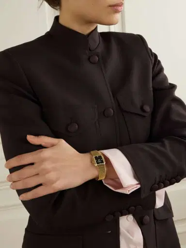Stephanie Windsor + Patek Philippe Vintage 1980s Gondolo 22mm Automatic 18-karat Gold, Onyx And Diamond Watch, Ref. No. 4429/001 (fits Up To 6" Wrist) | Thumbnail 5 Stephanie Windsor + Patek Philippe Vintage 1980s Gondolo 22mm Automatic 18-karat Gold, Onyx And Diamond Watch, Ref. No. 4429/001 (fits Up To 6" Wrist) | Thumbnail 5