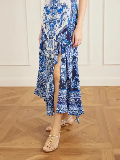 Camilla Crystal-embellished Printed Silk Midi Dress | Thumbnail 4 Camilla Crystal-embellished Printed Silk Midi Dress | Thumbnail 4