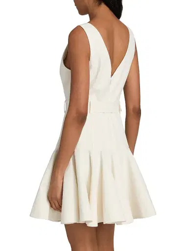 Cinq à Sept Women's Maeva Belted Drop-Waist Minidress | Thumbnail 5 Cinq à Sept Women's Maeva Belted Drop-Waist Minidress | Thumbnail 5