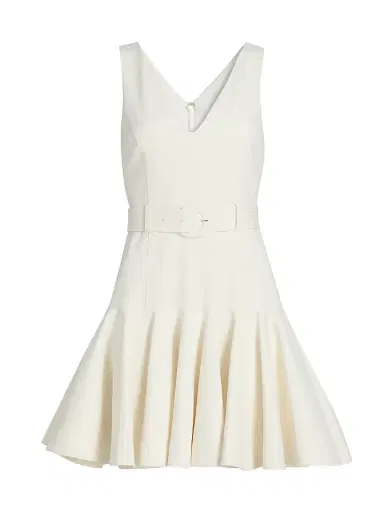 Cinq à Sept Women's Maeva Belted Drop-Waist Minidress | Thumbnail 1 Cinq à Sept Women's Maeva Belted Drop-Waist Minidress | Thumbnail 1