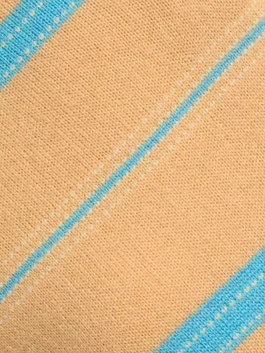 Guest in Residence Women's Collegiate Striped Cashmere Polo Top - Sorbet Combo | Thumbnail 7 Guest in Residence Women's Collegiate Striped Cashmere Polo Top - Sorbet Combo | Thumbnail 7