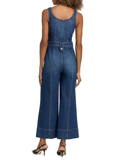 Ramy Brook Women's Janet Denim Wide-Leg Jumpsuit | Thumbnail 5 Ramy Brook Women's Janet Denim Wide-Leg Jumpsuit | Thumbnail 5