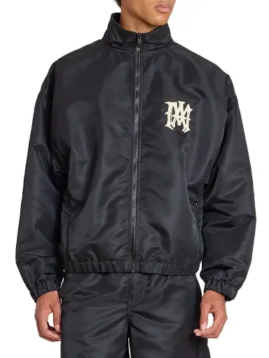 Amiri Men's Hollywood Embroidered Logo Jacket - Black | Thumbnail 3 Amiri Men's Hollywood Embroidered Logo Jacket - Black | Thumbnail 3