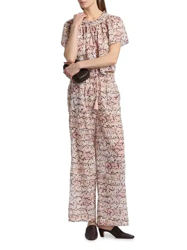 Ulla Johnson Women's Azra Cotton Cover-Up Pants | Thumbnail 2 Ulla Johnson Women's Azra Cotton Cover-Up Pants | Thumbnail 2