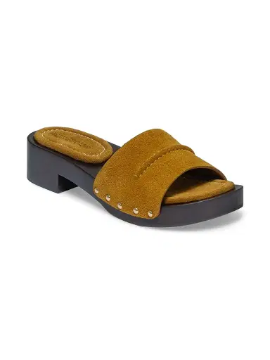 Bernardo 1946 Women's Blyde Low Heel Clog Sandals - Ginger | Thumbnail 2 Bernardo 1946 Women's Blyde Low Heel Clog Sandals - Ginger | Thumbnail 2