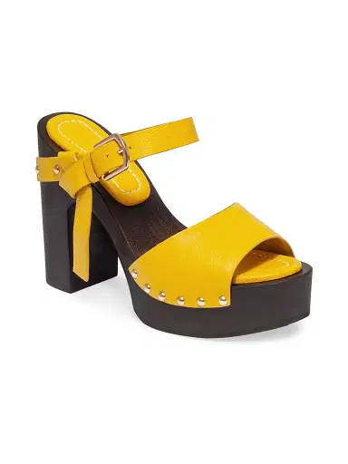 Bernardo 1946 Women's Luxor Platform Clog Sandals - Marigold | Thumbnail 2 Bernardo 1946 Women's Luxor Platform Clog Sandals - Marigold | Thumbnail 2