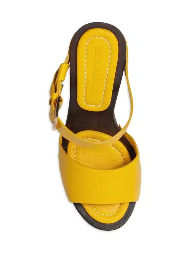 Bernardo 1946 Women's Luxor Platform Clog Sandals - Marigold | Thumbnail 3 Bernardo 1946 Women's Luxor Platform Clog Sandals - Marigold | Thumbnail 3