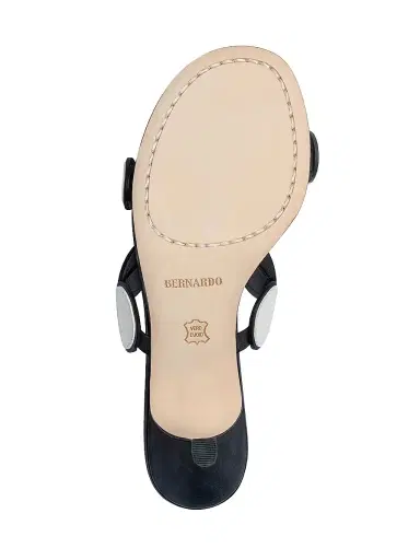 Bernardo 1946 Women's Prya Kitten Heel Sandals - Black | Thumbnail 4 Bernardo 1946 Women's Prya Kitten Heel Sandals - Black | Thumbnail 4