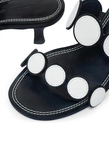 Bernardo 1946 Women's Prya Kitten Heel Sandals - Black | Thumbnail 5 Bernardo 1946 Women's Prya Kitten Heel Sandals - Black | Thumbnail 5